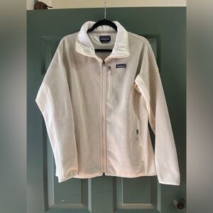 Patagonia Women's Off-White Teddy Jacket